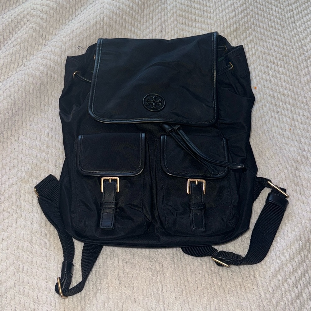 TORY BURCH MINI BLACK BACKPACK